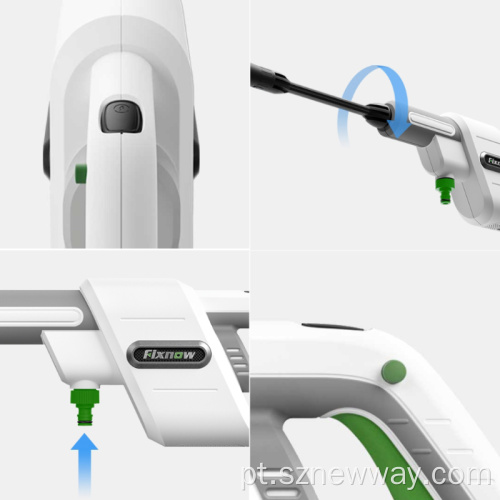 Lavadora de carro de alta pressão Xiaomi Fixnow sem fio portátil